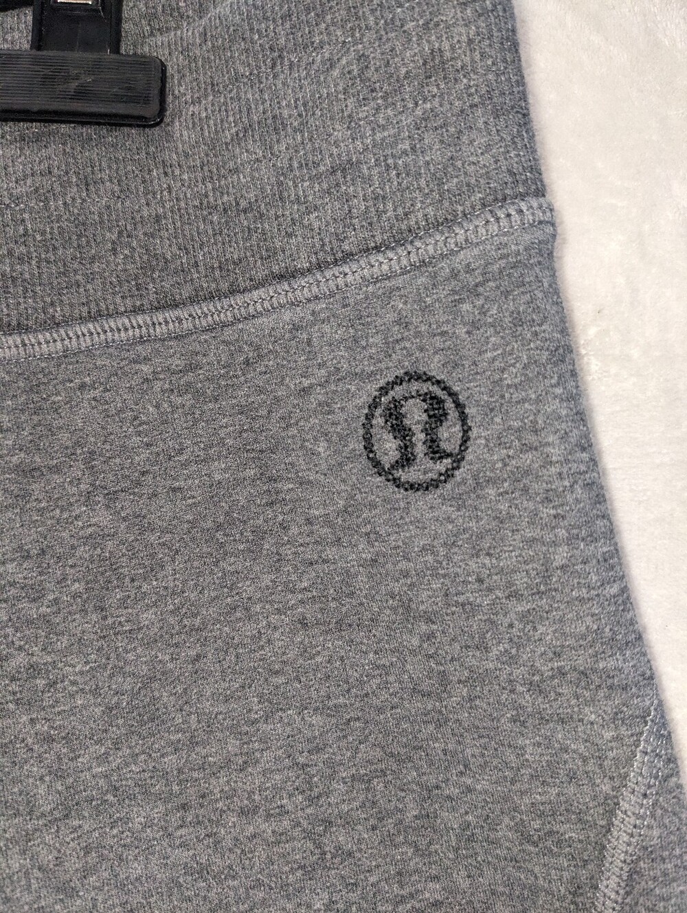 lululemon Wide Leg Drawstring Pants in Gray Size 12 Comfort Long Inseam - Picture 3 of 9